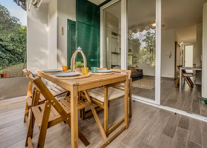 070 - Olanda Con Veranda Vista Mare A 5 Minuti Con Piscina Condominiale Lägenhet