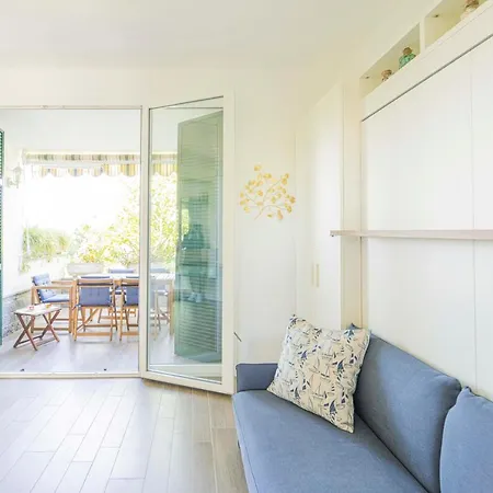 070 - Olanda Con Veranda Vista Mare A 5 Minuti Con Piscina Condominiale דירה